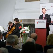 Ausstellungseröffnung in der Österr. Nationalbibliothek durch den poln. Kulturminister B. Zdrojewski