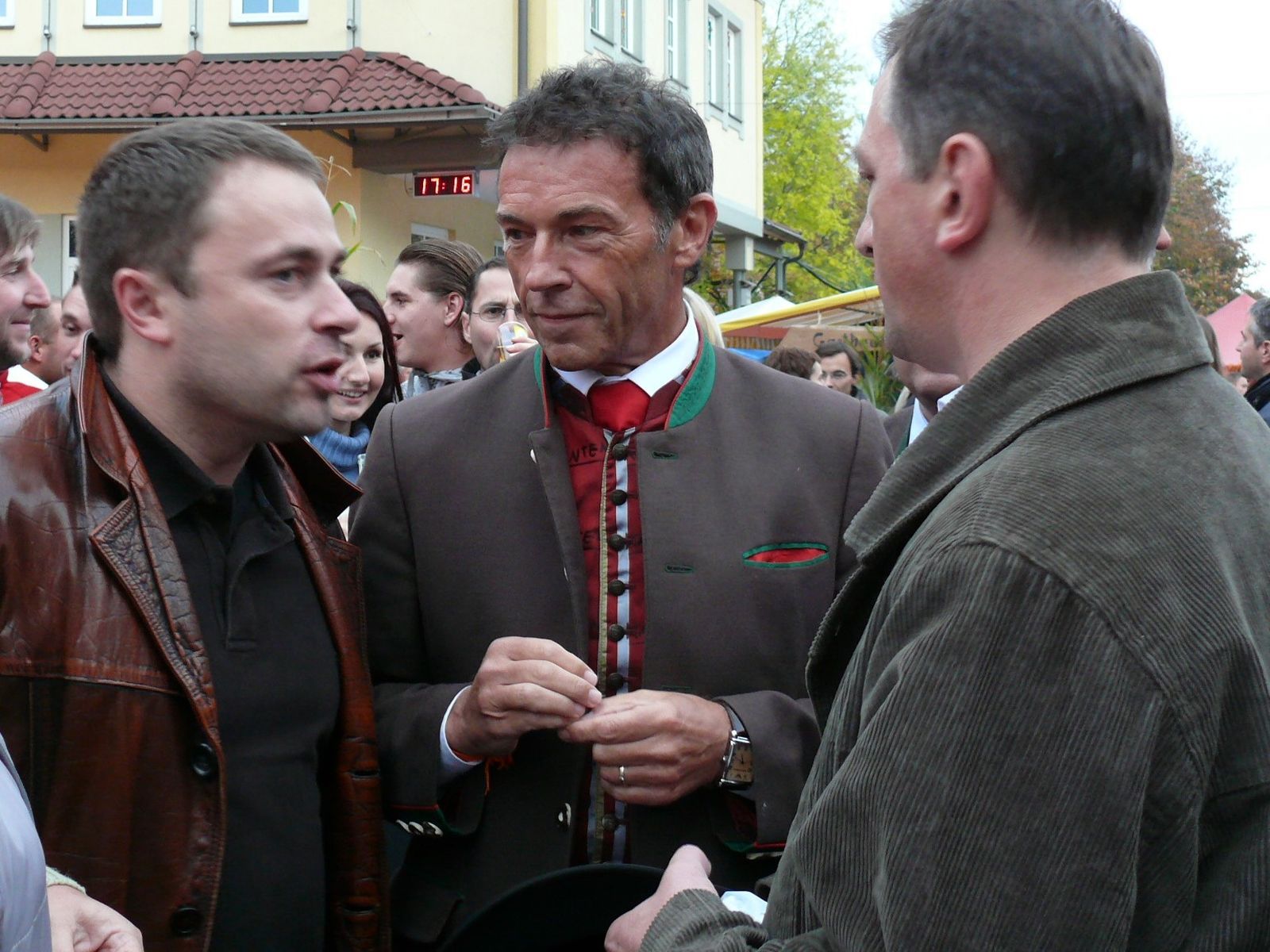 Beim Treffen polnischer Bergbauern mit dem Kärntner Landeshauptmann J. Haider