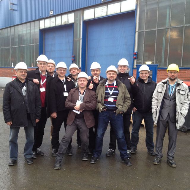 Schulung bei der Firma Siemens für die Mitarbeiter der Metro Warschau