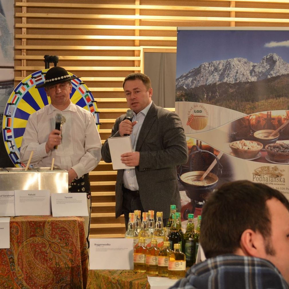 Mit polnischen Direktvermarktern aus der südpolnischen Region Podhale auf der Berliner Messe „Grüne Woche“