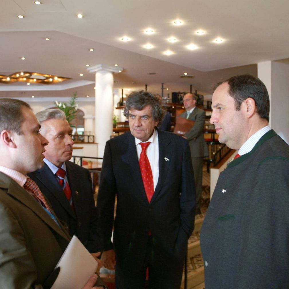 EU-Agrarministertreffen in Krems, mit dem poln. Vizepremier und Landwirtschaftsminister A. Lepper und Vizekanzler, Landwirtschaftsminister J. Pröll