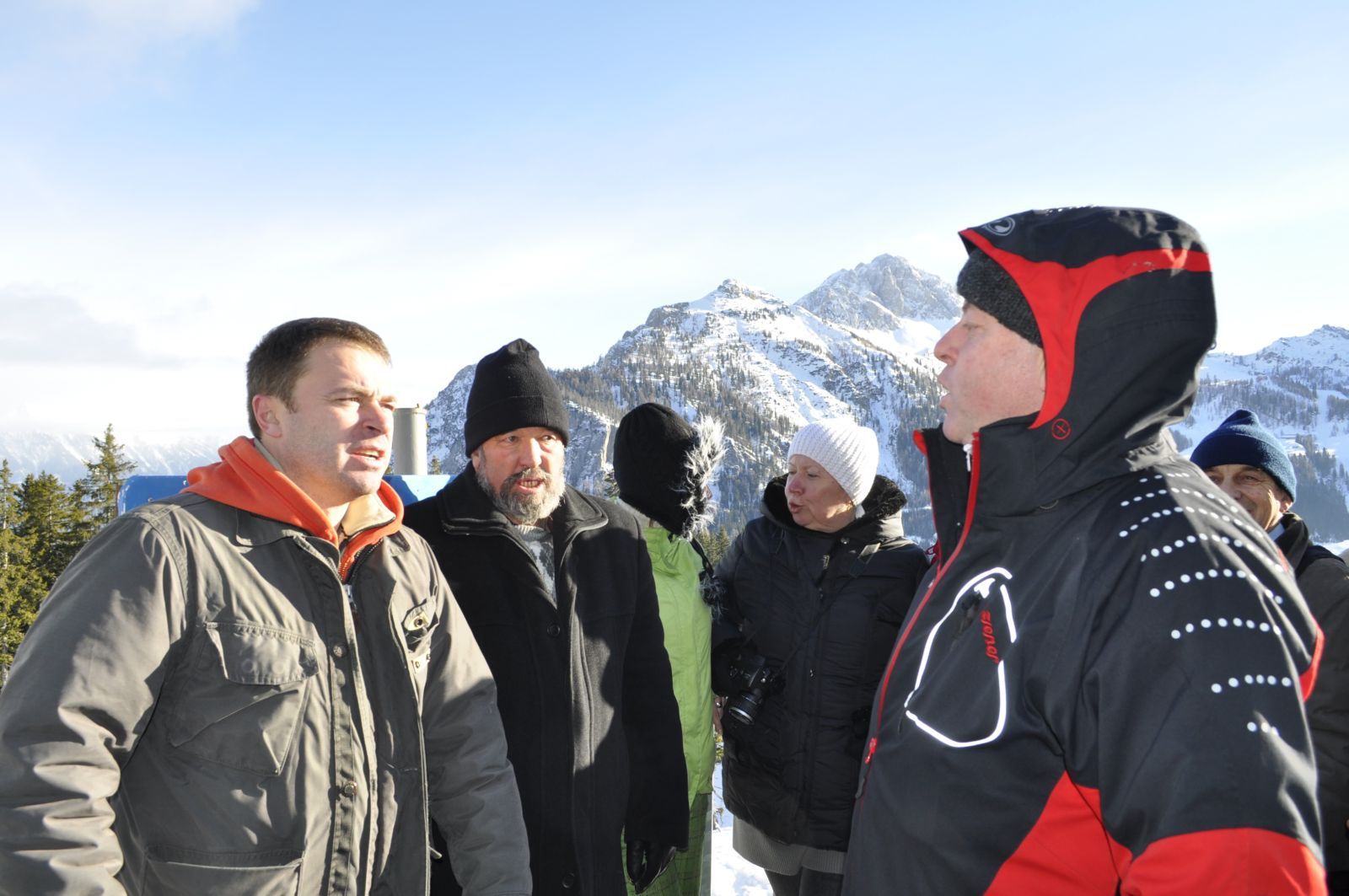 Mit polnischen Direktvermarktern aus der südpolnischen Region Podhale beim Einsatz unter „erschwerten Bedingungen“ im Skigebiet Nassfeld (Kärnten)