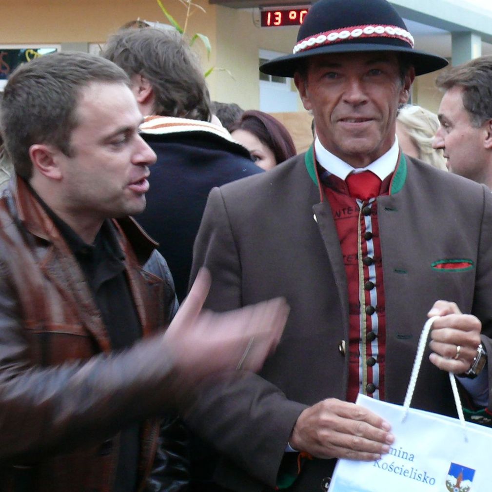 Beim Treffen polnischer Bergbauern mit dem Kärntner Landeshauptmann J. Haider